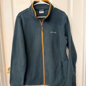 Columbia Dark Green Fleece Jacket